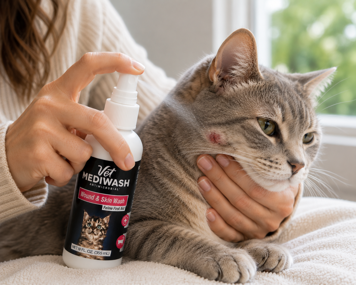 Vet Mediwash Cat Wound & Skin Wash