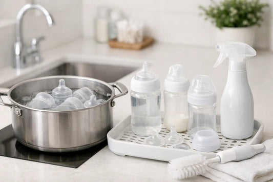 How to Sanitize Baby Bottles Safely at Home
