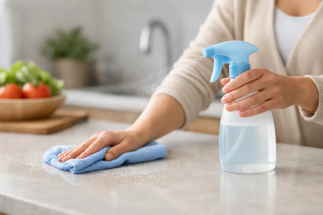 How to Sanitize Countertops Safely at Home