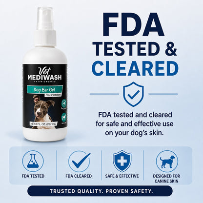 Dog Ear Infection & Sore Healing GEL, FDA Cleared