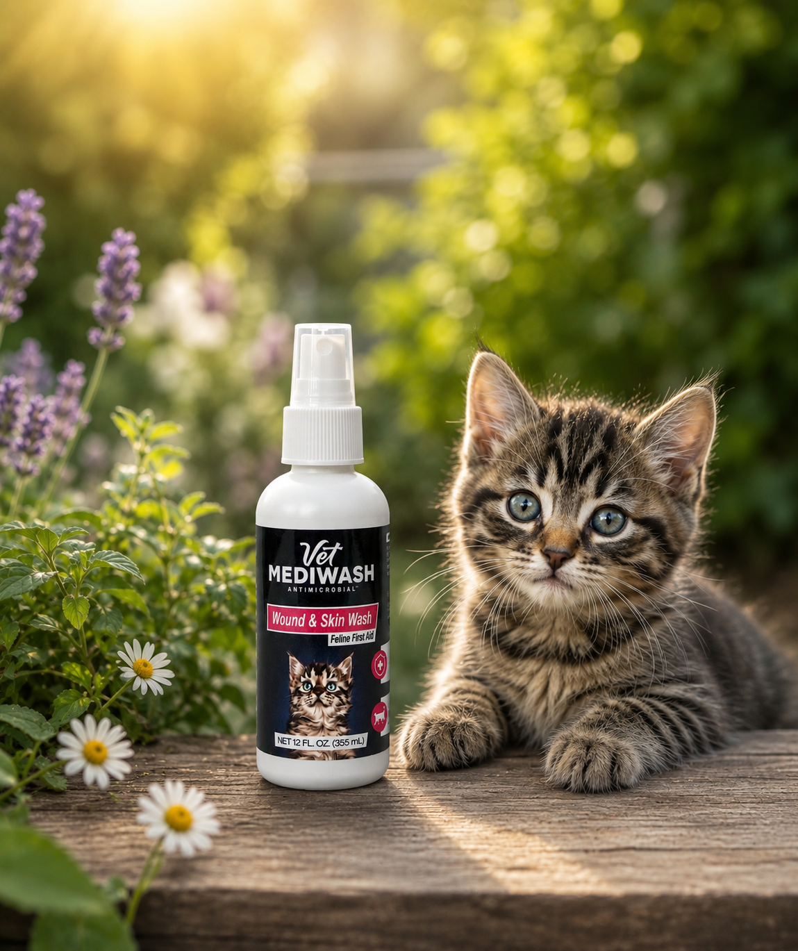 All-Purpose Feline Skin & Wound Care WASH, FDA Cleared